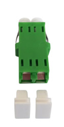 Adapter światłowodowy typ LC do APC Duplex Wielomodowy, jednomodowy Zielony RS PRO