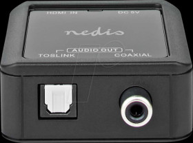 ACON3425AT HDMI Audio Converter, 1x Coax, 1x Toslink