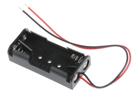 Uchwyt do baterii, x 2, maks. Ø 10.1mm, montaż w obudowie