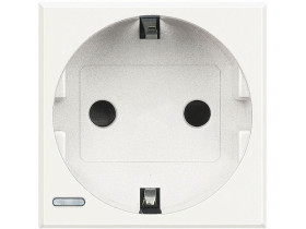AXOLUTE Gniazdo pojedyncze z uziemieniem schuko 2P+Z 16A BIAŁE HD4141 LEGRAND