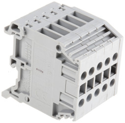 Blok rozdzielczy 5 -żyłowy Entrelec 32A 800 V 12 AWG