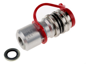 Hydrauliczna szybkozłączka, seria: 115, zgodność z: Nypel CEJN 115, typ: Złączka, rodzaj: Żeński, gwint: G 1/4 żeński,