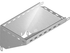 Kolanko redukcyjne KRLJ50H30 lewe grubość blachy 1,0mm 133005 BAKS