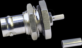 100023575 BNC cable socket, 75 ohms, for RG179 crimp