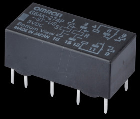 G6AK-274P-ST-US 5DC Printrelais - 2x NO/NC, 2x A, 5 V DC