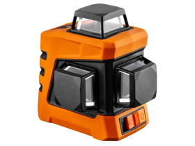 Laser płaszczyznowy 15 m 3D czerwony 360° w trzech płaszczyznach z etui i uchwytem magnetycznym 75-103 TOPEX