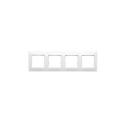 Ramka 4-krotna karton-gips biała DRK4/11 Kontakt Simon54