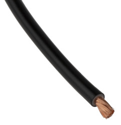 Przewód montażowy 2,5 mm² Czarny Staubli PVC 14 AWG 1,5 kV dł. 25m 651/0,07 mm +70°C