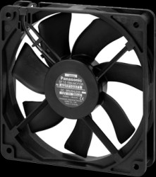 DC axial fan, 12 V, 120 x 120 x 25 mm, 195 m³/h, 41 dB, ball bearing, Panasonic ASFP16371
