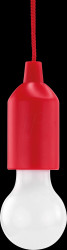 1600-0176 Pull light with battery, PL1W, 25 lm, red, 3x AAA (Micro)