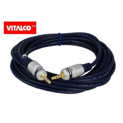 Kabel jack 3,5 4-pol.wt./wt. 3m 4-polowy 3m JKD75 digital Vital.