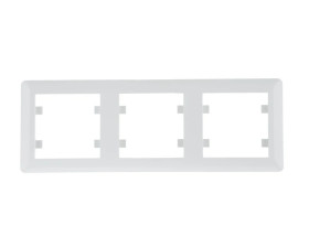 Lumina Soul Ramka potrójna pozioma biała WL5230