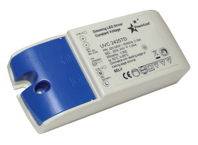 Sterownik LED napięcie wyjciowe: 24V 1.04A , z funkcją ściemniania napięcie wejściowe: 180 → 240 V AC