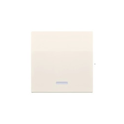 Simon 10 Klawisz pojedynczy z oczkiem do łączników / przycisków z podświetleniem krem CKW1L/41