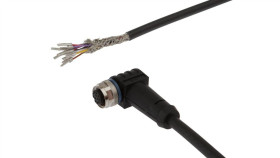 Vka05c21, Kabel Połączeniowy, 10M, M12 Żeński 12Pin Kątowy, 12X0.14Mm2, Pur...