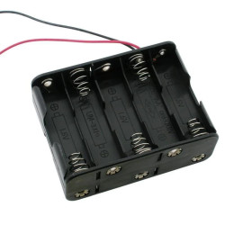 Koszyk baterii AA x10 (2x5) z przewodami