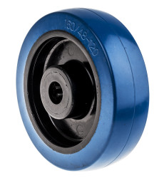 Kółko do wózka, Niebieski, obc.: 350kg, śred.: 160mm, szer.: 48mm