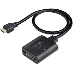 StarTech.com HDMI-SPLITTER-4K60UP 2-Port HDMI Splitter, 4K 60Hz HDMI 2.0 Video,