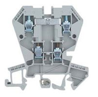 Dwurzędowa złączka szynowa Wieland poziomy: Podwójny 20 → 12AWGŚruba WK 4 E / U / VB raster: 6mm 32A 400 V