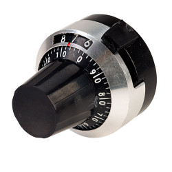 Arcol ACD22 6.35-10 10 Turn 22mm Analogue Counting Dial