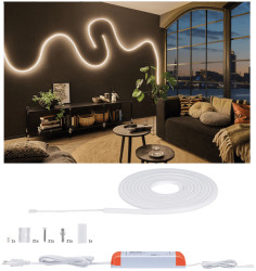70964 LED strip MaxLED Flow, 62 W, 5000 lm, warmwhite, 5000 mm, dimmab