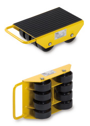 Wózek do skrzynek, Stal, obc.: 2.5t, szer.: 120mm, dł.: 275mm