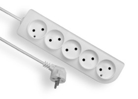 Przedłużacz CLASSIC 5-gniazd b/u 5m /OMY 2x1/ PSN-55
