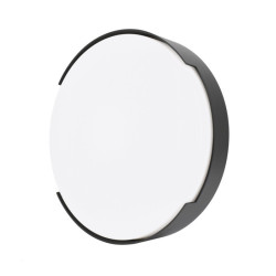 Oprawa elewacyjna LED VALANT 16W 4000K 1180LM IP65 250x62mm okrągła GRAFIT Bemko C25-EL1-R-016GR-4K