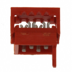 Złącze IDC 4-pinowe 2-rzędowe raster: 2.54mm Męski Montaż na kablu RS PRO