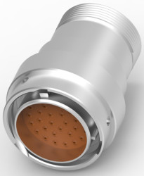 Socket, 33 pole, straight, natural, HD36-24-33PN-L005