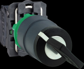 XB5AG61 Key-operated switch, Harmony XB5, black, 22 mm, momentary, 1 NO