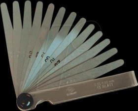 T3527M 413 Feeler Gauge, Metric, 100 mm