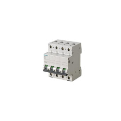 Wyłącznik nadprądowy MCB, Typ C, 3+N, 4A, 400V, 72V, na szynę DIN, Siemens 5SL4404-7, 5SL4