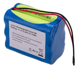 Zestaw akumulatorów 11.1V 6-ogniwowy 5.2Ah RS PRO RS PRO