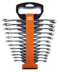 Zestaw narzędzi nastawnych Zestaw kluczy oczkowych Bahco 8 → 19 mm 12 szt. Stal z dodatkiem wanadu