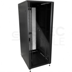 Szafa stojąca RACK 19" 42U 800x1000mm szklana serwerowa czarna 800kg Q-LANTEC