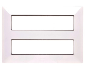 VALENA LIFE Uchwyt podwójny /8modułów/ biały 752146