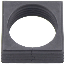 CONTA-CLIP 28732.4 Element uszczelniający KDS-DEG 34-35 BK, (D x S x W) 42.8 x 42.8 x 17.7 mm, termoplastyczny elastomer