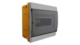 Rozdzielnica Podtynkowa 8 Modułowa Ip40 Szara 970.08 M-L 0926