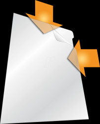 233419 Plastic wallets, A4, transparent, 0.12 mm, 10 pieces