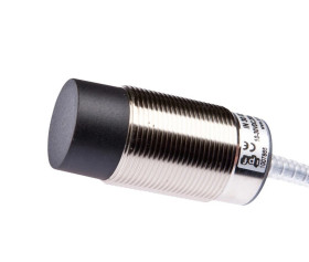 Czujnik indukcyjny M30x1,5 dł: 60mm niezabudowany Sn: 20mm 10-30V PNP NC kabel 2m PVC IP67 IN300200