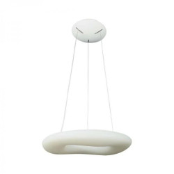 Lampa Wisząca LED 38W 3900lm Biała Ściemniana Okrągła 213959