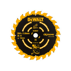 DEWALT DT1669-QZ Cordless Mitre Saw Blade For DCS365 184 x 16mm x 24T