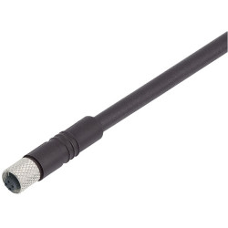 Binder 79-3108 32-04 Female 4 Pin Cable Mount with Moulded Terminal and 2m cable