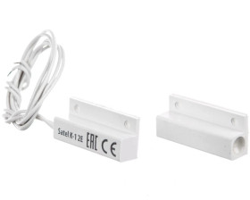 Czujka kontaktronowa systemu alarmowego nawierzchniowa magnetyczna biała K1BI2E