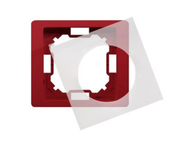 SIMON BASIC NEOS Ramka 1 pojedyncza uniwersalna z uszczelką IP44 rubinowa metalizowana BMRC1B/033 KONTAKT SIMON