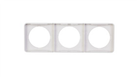 Berker Integro Classic Ramka Potrójna Pionowa Śnieżnobiała 9181919