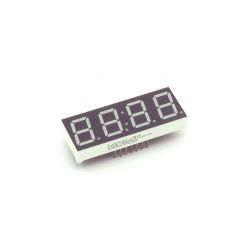 Wyświetlacz LED 7-segmentowy 4 cyfry 0,56” żółty