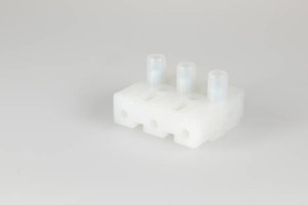 Socket, 3 pole, screw connection, 0.5-2.5 mm², natural, 160 BU/ 3 DS NA