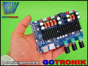 TPA3116 wzmacniacz 2x50W + 100W subwoofer Bluetooth MP3, WMA, WAV, FLAC, USB SD card